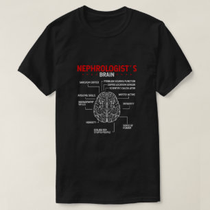 Nephrologe Dr. Brain Kidney Chirurg Tech T-Shirt