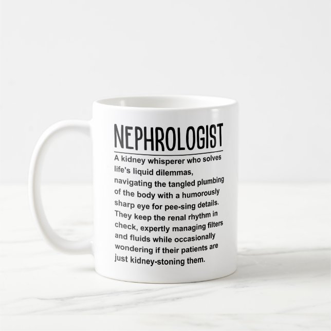 Nephrologe Kaffeetasse (Links)