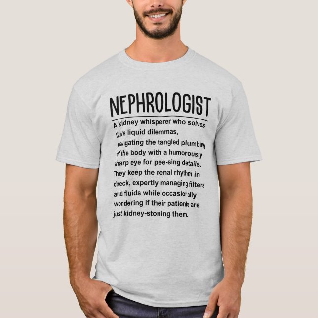 Nephrologe T-Shirt (Vorderseite)