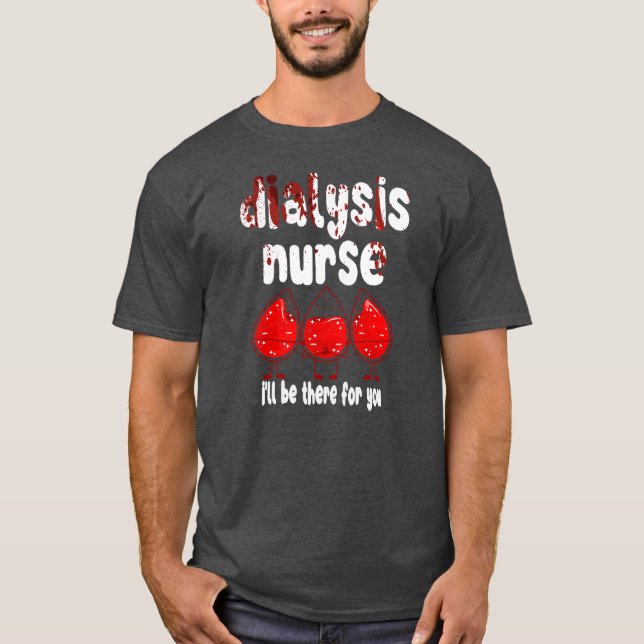 Nephrologie Krankenpflege Medizinische Dialyse Tec T-Shirt (Vorderseite)