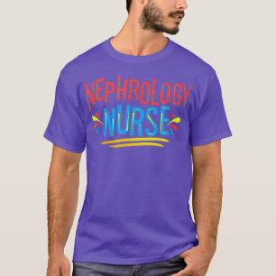Nephrologie Krankenpflege USA Dialyse Nursing T-Shirt