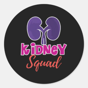 Nephrologie Nurse Dialyse Technischer Runder Aufkleber