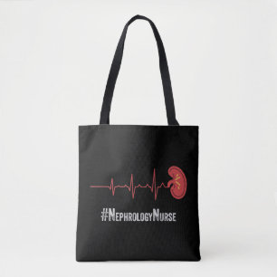 Nephrologie Nurse Heartbeat Dialyse Pflege RN Thi Tasche
