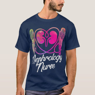 Nephrologie Nurse Wing Nidneys Dialyse Nursing T-Shirt