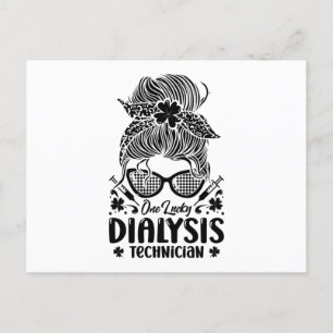 Nephrologie One Lucky Dialysis Technician Nurse Postkarte