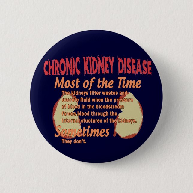 Nephrologie-T - Shirts u. Geschenke Button (Vorderseite)