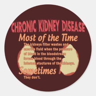 Nephrologie-T - Shirts u. Geschenke Runder Aufkleber
