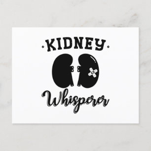 Nephrologie Tech Kidney Whisperer Dialysis Nurse Postkarte