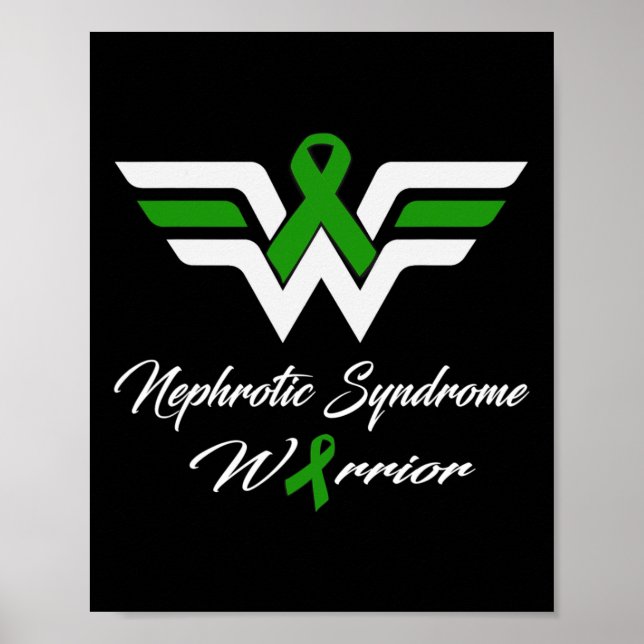 Nephrotisches Syndrom Warrior Poster (Vorne)