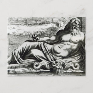 Neptun, c.1653 postkarte