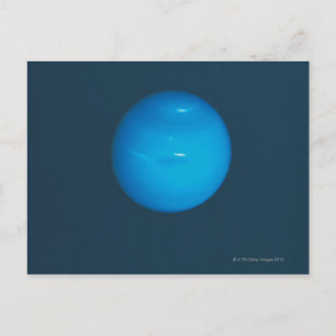 Neptun, dynamische blaugrüne Atmosphäre Postkarte