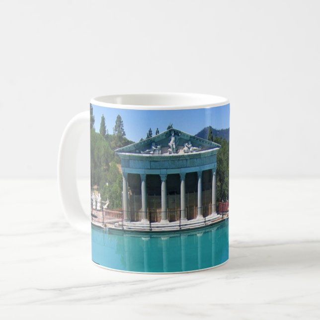 Neptun Pool am Schloss Hearst, San Simeon, CA Kaffeetasse (Vorderseite Links)