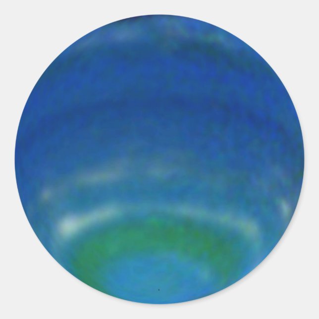 Neptun Runder Aufkleber (Vorderseite)