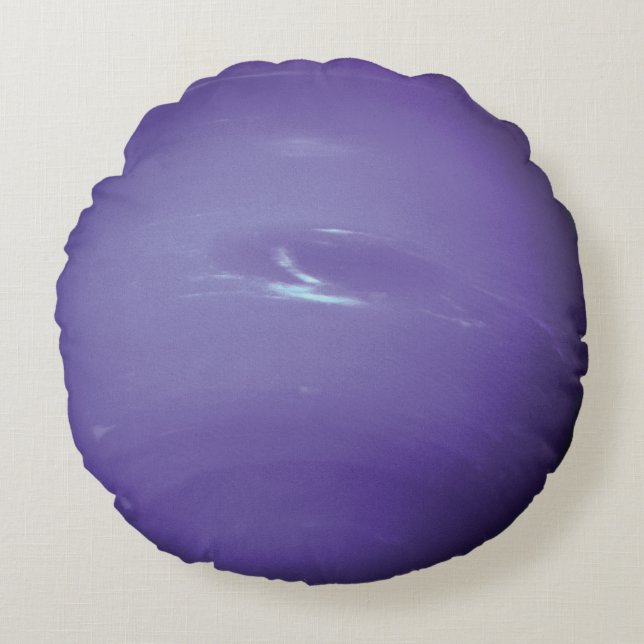 Neptun Rundes Kissen (Vorderseite)