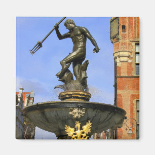 Neptun-Statue Magnet