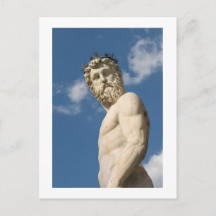Neptun-Statue, Piazza della Signoria, Florenz Postkarte