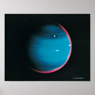 Neptun von Voyager 2 Poster