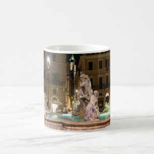 Neptunbrunnen auf der Piazza Navona - Rom Kaffeetasse