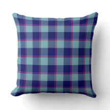 Neptune and Gulf Blue Plaid