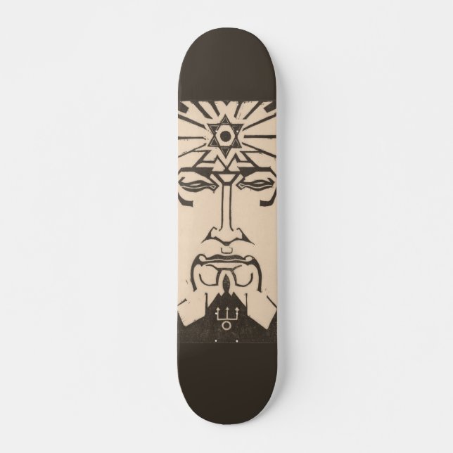 Neptune Poseidon-Gott der Griechisch-Mythologie Skateboard (Vorne)