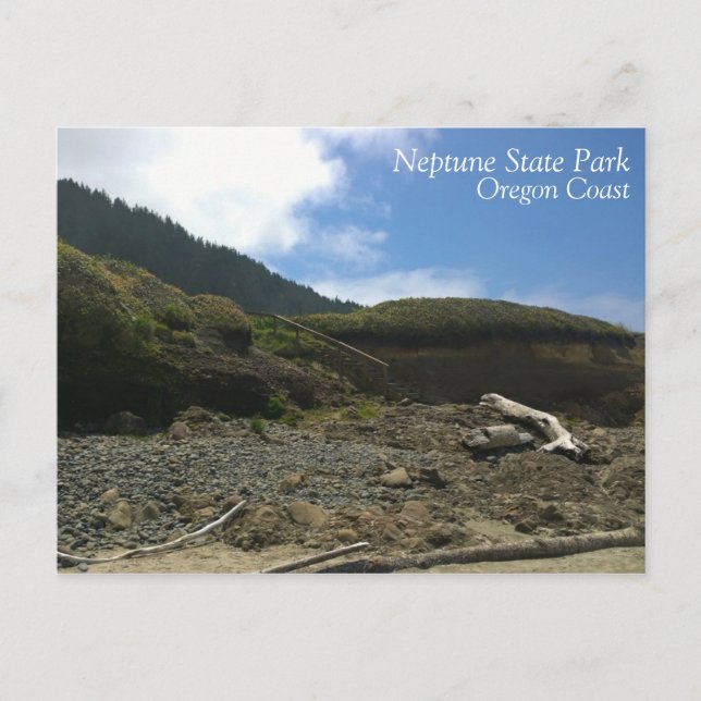 Neptune Staat Park, OR Postkarte (Vorderseite)