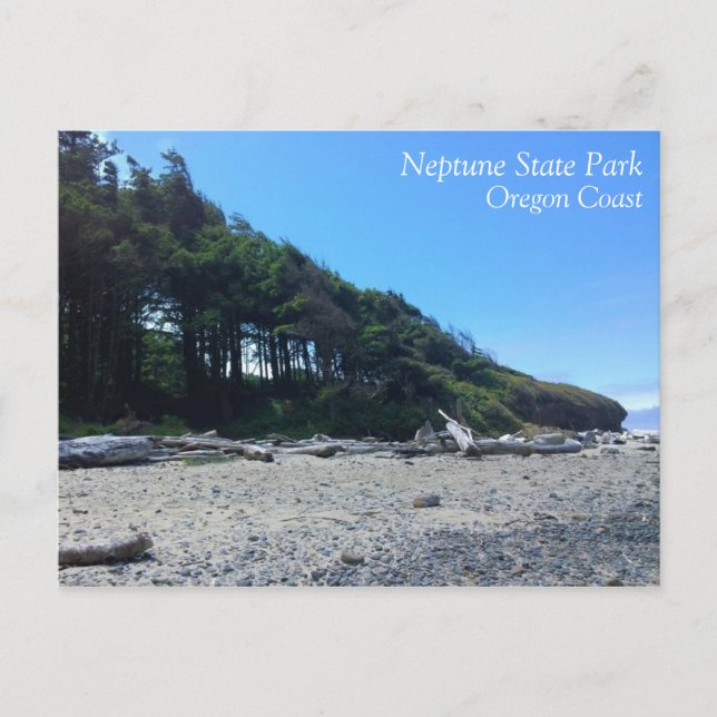 Neptune Staat Park, OR Postkarte (Vorderseite)