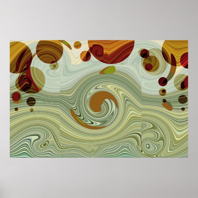 Neptune's MOONS - Poster Abstrait (Devant)