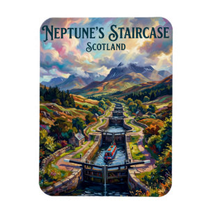 Neptunes Treppe Schottland Magnet