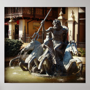 Nepune Fountain Poster