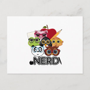 Nerd 3 postkarte