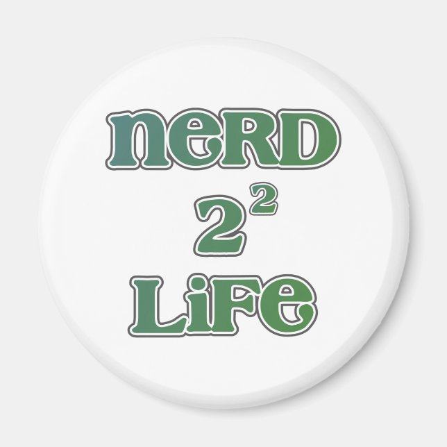 Nerd 4 Leben Magnet (Vorne)