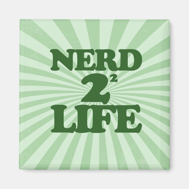 Nerd 4 Lebensdauer Magnet (Vorne)