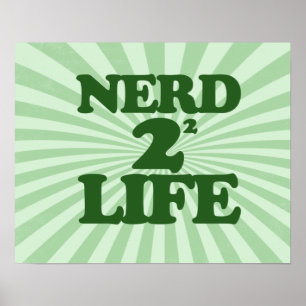 Nerd 4 Lebensdauer Poster
