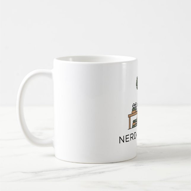 Nerd-a-Saurus Kaffeetasse (Links)