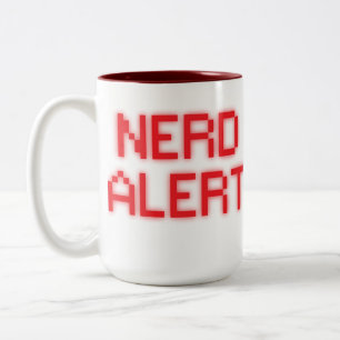 Nerd-Alarm Zweifarbige Tasse