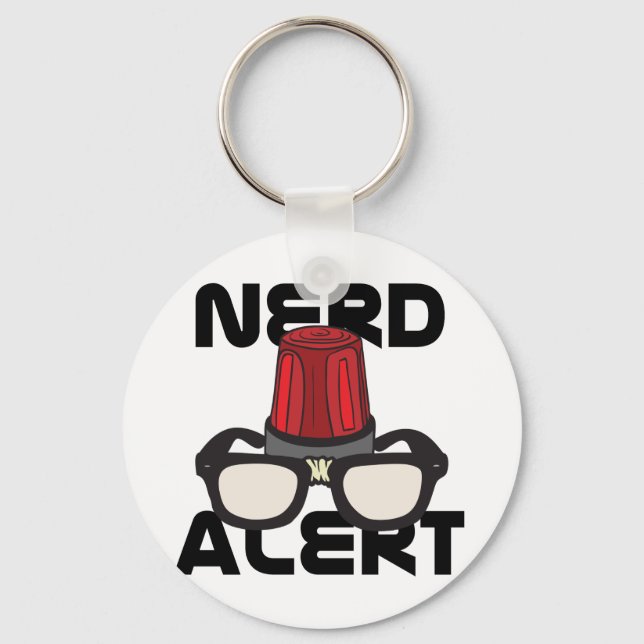 Nerd Alert! Schlüsselanhänger (Vorderseite)