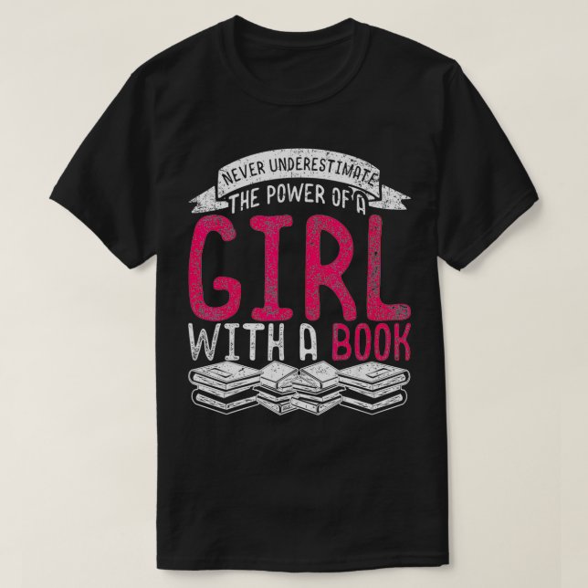 Nerd Bibliothekarische Buchwürmer Mädchen Frauen G T-Shirt (Design vorne)