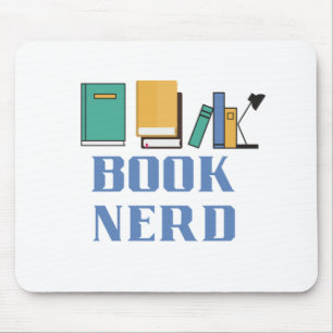 Nerd buchen mousepad