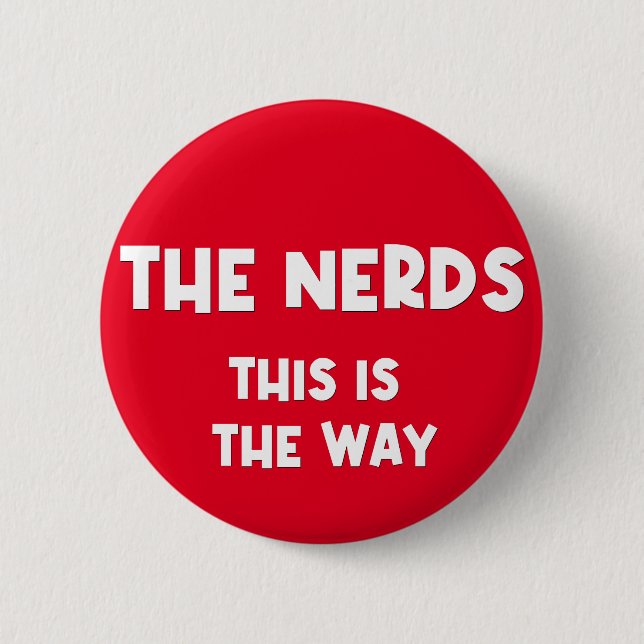 Nerd Button (Vorderseite)