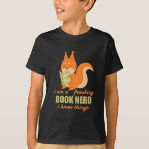 Nerd Eichhörnchen T-Shirt