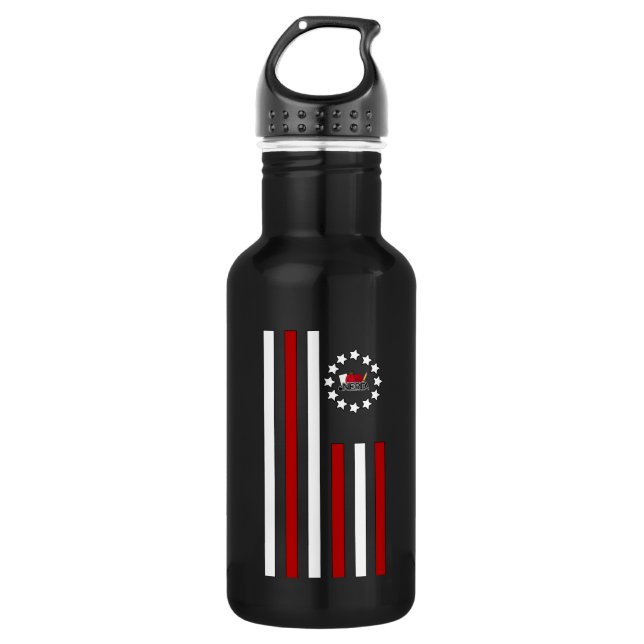 Nerd - Flagge Trinkflasche (Vorderseite)