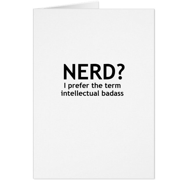 Nerd? Funny, Geeky Design (Vorne)