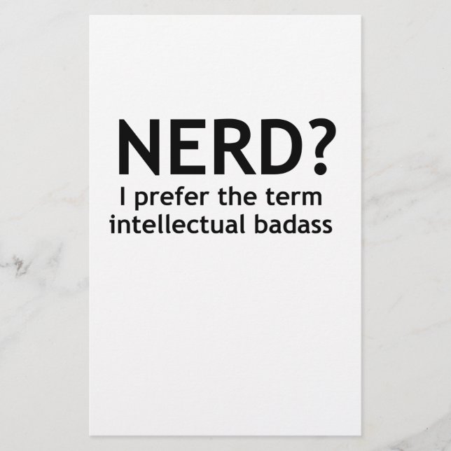 Nerd? Funny, Geeky Design (Vorderseite)
