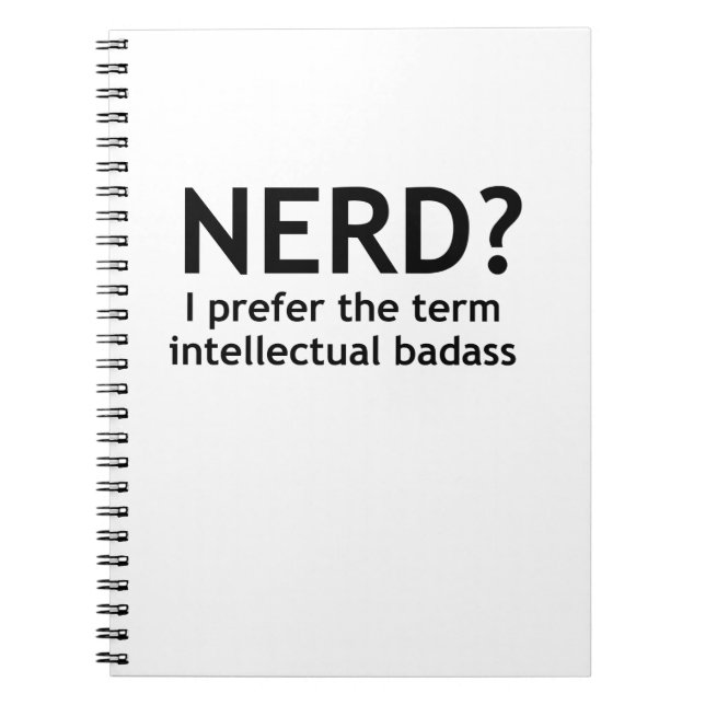 Nerd? Funny, Geeky Design Notizblock (Vorderseite)