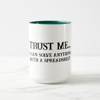Nerd für Rechnungsdaten Ich kann alles lösen Tasse