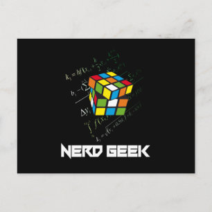 Nerd Geek Mah Informatik Funny Gift Idee Postkarte