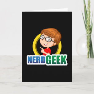 Nerd Geek Science Mathematik Computer Funny Gift I Karte