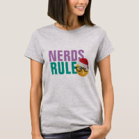 Nerd herrschen geek emoji in Weihnachtsmannmütze W