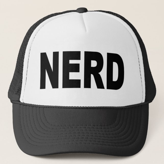 Nerd-Hut Truckerkappe (Vorderseite)