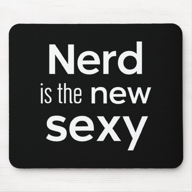 Nerd Is The New Y Gamers Software Engineers Origin Mousepad (Vorne)